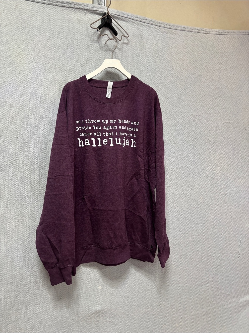 2X hallelujah sweatshirt